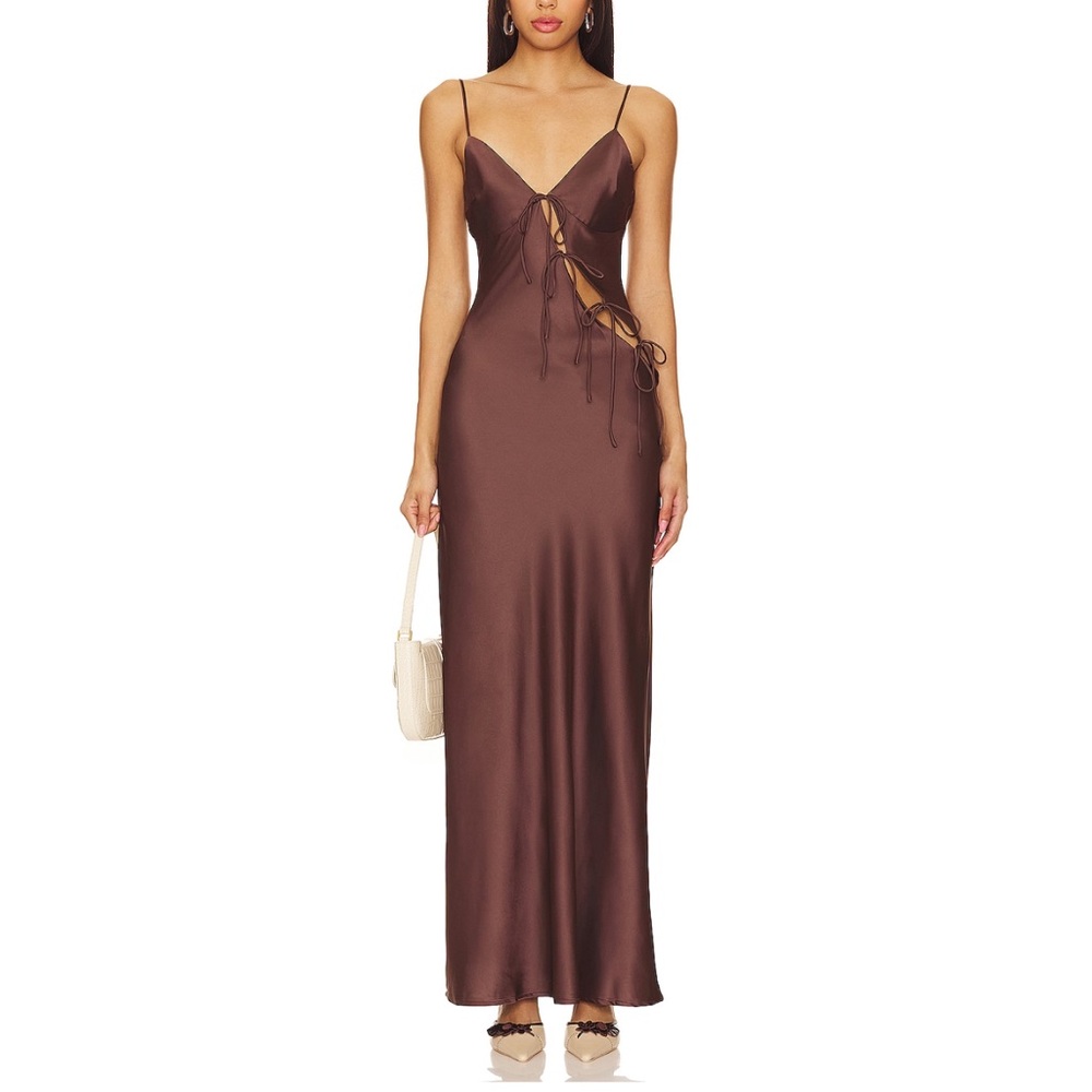 Lioness Brown Maxi Dress